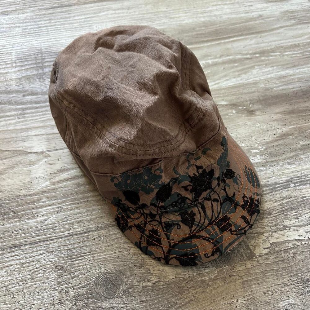 Scala Women's Brown and Tan Hat